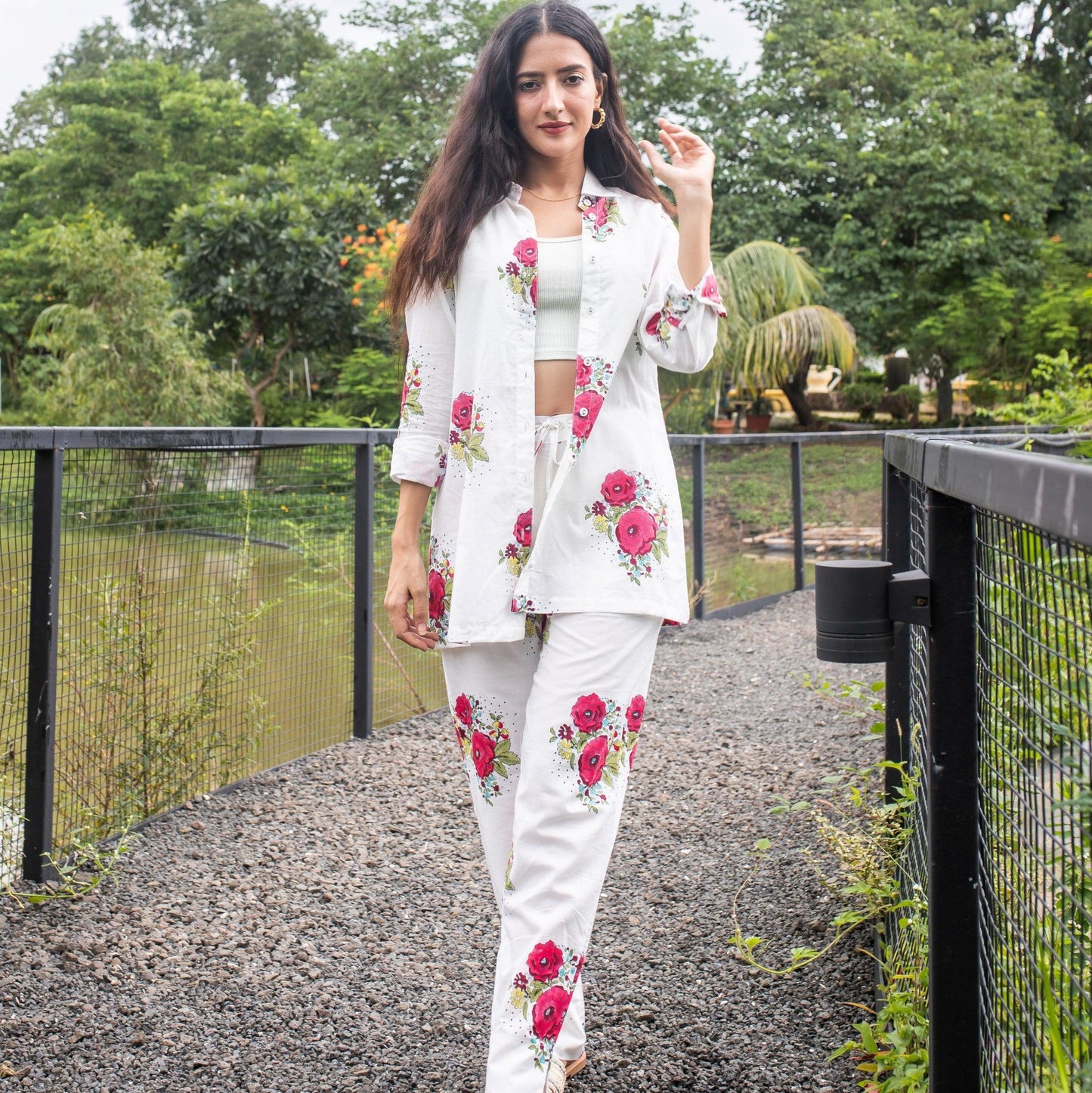 Kentish Rose Co-ord Set-Coord sets-House of Ekam